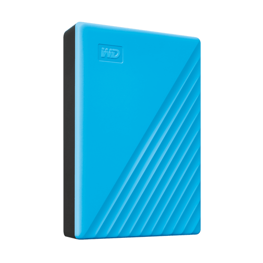 WD My Passport 4TB USB 3.2 Gen 1 External HDD (Blue)