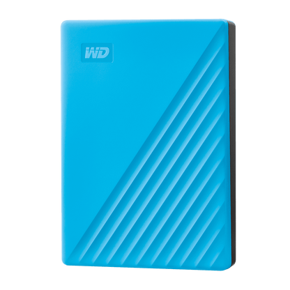 WD My Passport 4TB USB 3.2 Gen 1 External HDD (Blue)