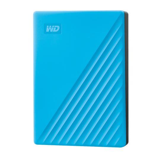 WD My Passport 4TB USB 3.2 Gen 1 External HDD (Blue)