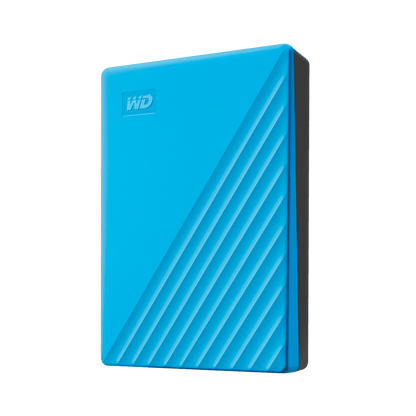 WD My Passport 4TB USB 3.2 Gen 1 External HDD (Blue)