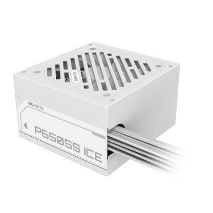 Gigabyte P650SS ICE 650W 80 Plus Silver Power Supply Support Intel ATX 3.0 Standard - White