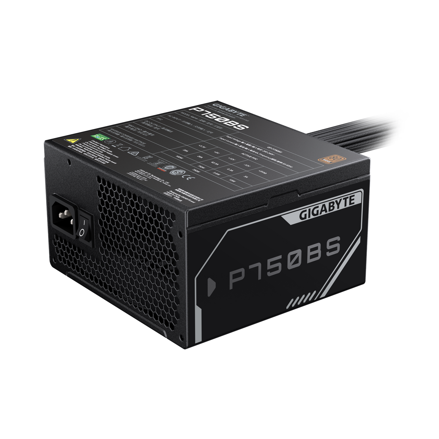 Gigabyte 750W 80 Plus Bronze Power Supply (3 Years Warranty)