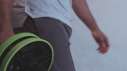 Adidas Performance AB Wheel Abdominal Fitness Training Roller (Black/Lime)