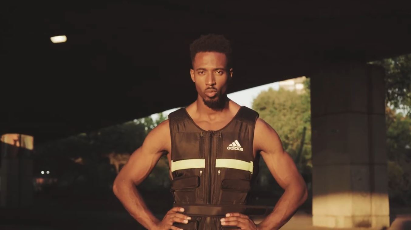 Adidas Performance Adjustable Weight Vest 10kg Cardio Fitness Training (Black/Green)