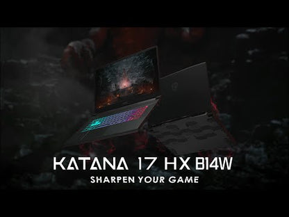 MSI Katana 17 - 17.3″ | QHD 2560x1440 | 240Hz IPS | Nvidia GeForce RTX 5070 8GB | Gaming Laptop (HX B14WGK-094NZ)
