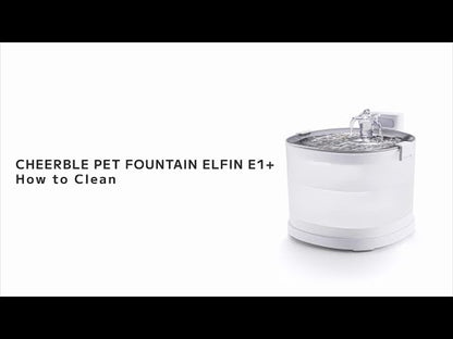 Cheerble Elfin E1+ Pet Water Fountain 2L (Battery & AC Powered)