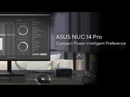 Asus NUC 14 Pro Tall Barebones Kit Mini PC | Intel Core 3 100U 28W CPU (3 Years Warranty)