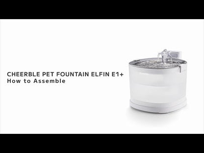 Cheerble Elfin E1+ Pet Water Fountain 2L (Battery & AC Powered)