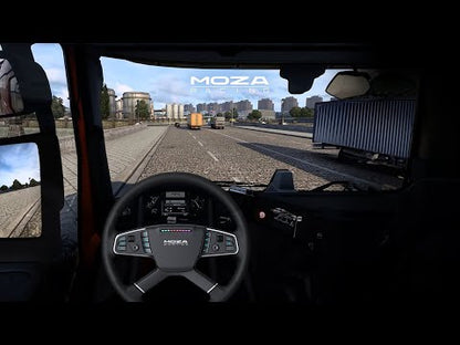 Moza R5 Truck Driving Simulator Trucking Bundle (RS071) - PC Simulator Steering Wheel & Pedals