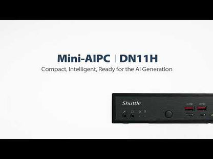 Shuttle AI XPC DN11H7 Intel Core Ultra 7 155H DDR5 M.2 Slim Computer Barebone Mini PC