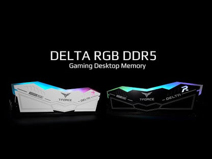 TeamGroup Team T-Force Delta RGB 32GB (2x16GB) 6000Mhz DDR5 CL30 Desktop Memory