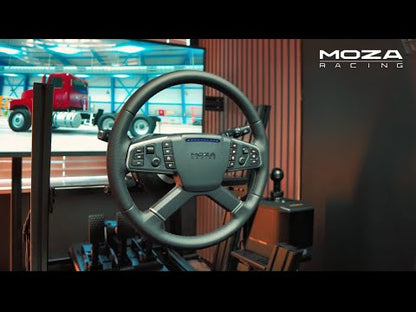Moza R5 Truck Driving Simulator Trucking Bundle (RS071) - PC Simulator Steering Wheel & Pedals