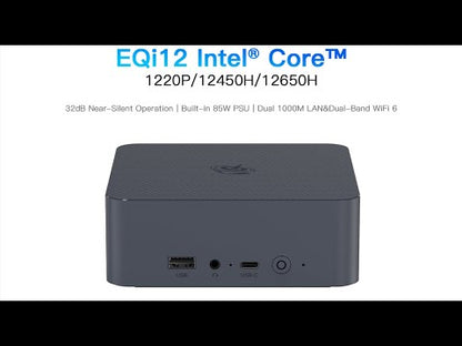 Beelink EQi12 i5-12450H 24GB M.2 500GB SSD Win 11 Pro Mini PC (3 Years Warranty)