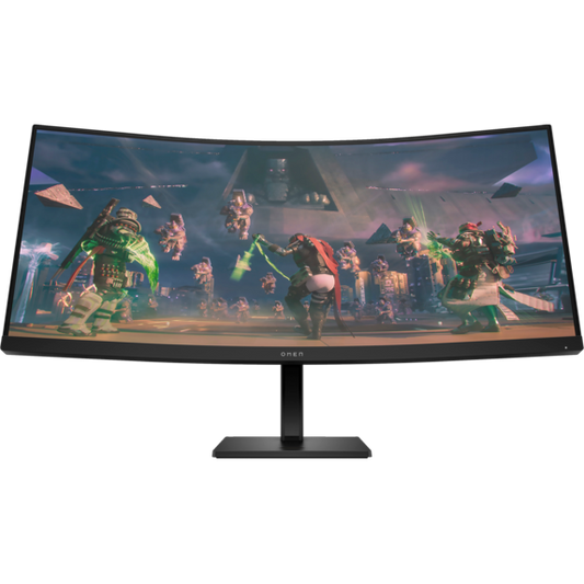 HP Omen34C 34" | Curved | 3440x1440 WQHD | 21:9 | 1ms | 165Hz VA | FreeSync Premium | HDR | 2xHDMI DP | Speakers | Gaming Monitor 3 Years Warranty