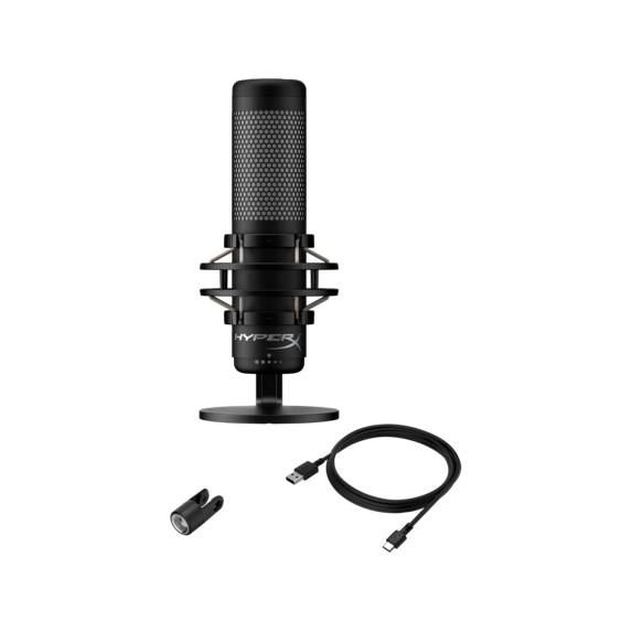 HyperX Quadcast 2 USB Standalone Gaming Microphone (Black)