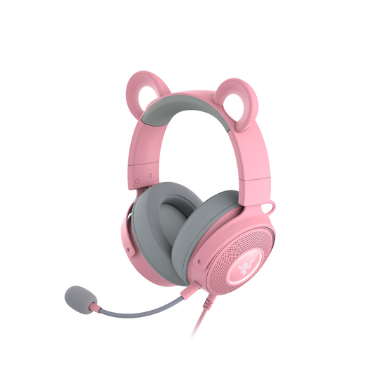 Razer Kraken Kitty V2 Pro - Wired RGB Headset with Interchangeable Ears - Quartz Edition