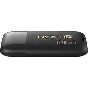 Team C175 Series 64GB USB 3.2 Gen 1 Flash Drive (Black)