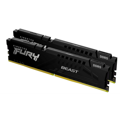 Kingston Fury Beast 32GB 2x16GB 6000MT/s DDR5 CL30 Desktop RAM Kit Black