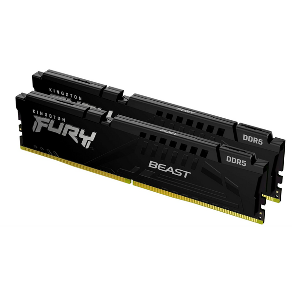 Kingston Fury Beast 32GB 2x16GB 6000MT/s DDR5 CL30 Desktop RAM Kit Black