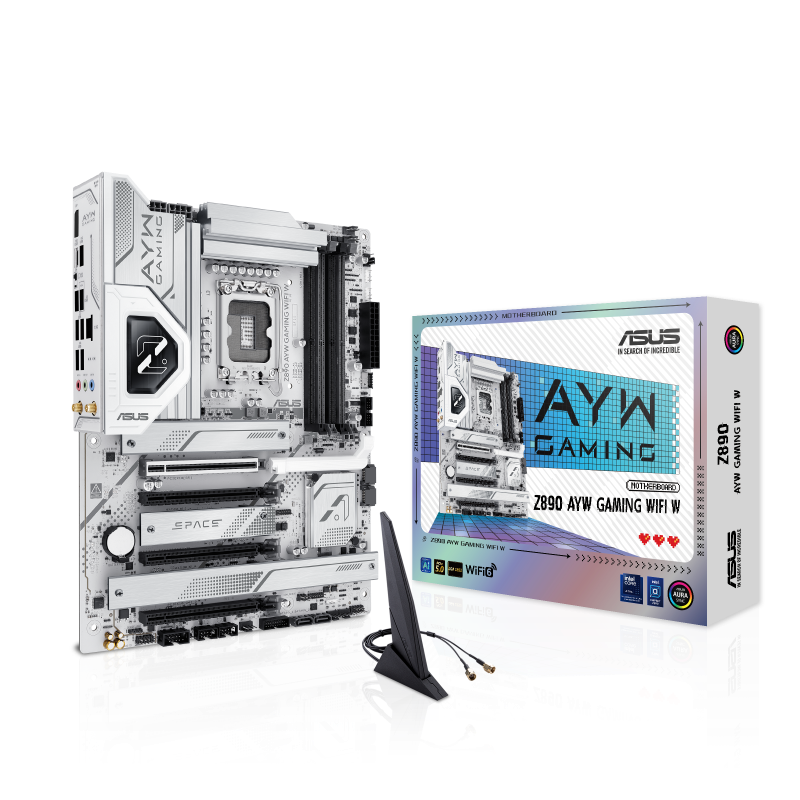 Asus Z890 AYW Gaming WIFI W ATX Motherboard | Intel Socket LGA1851 - Z890 Chipset