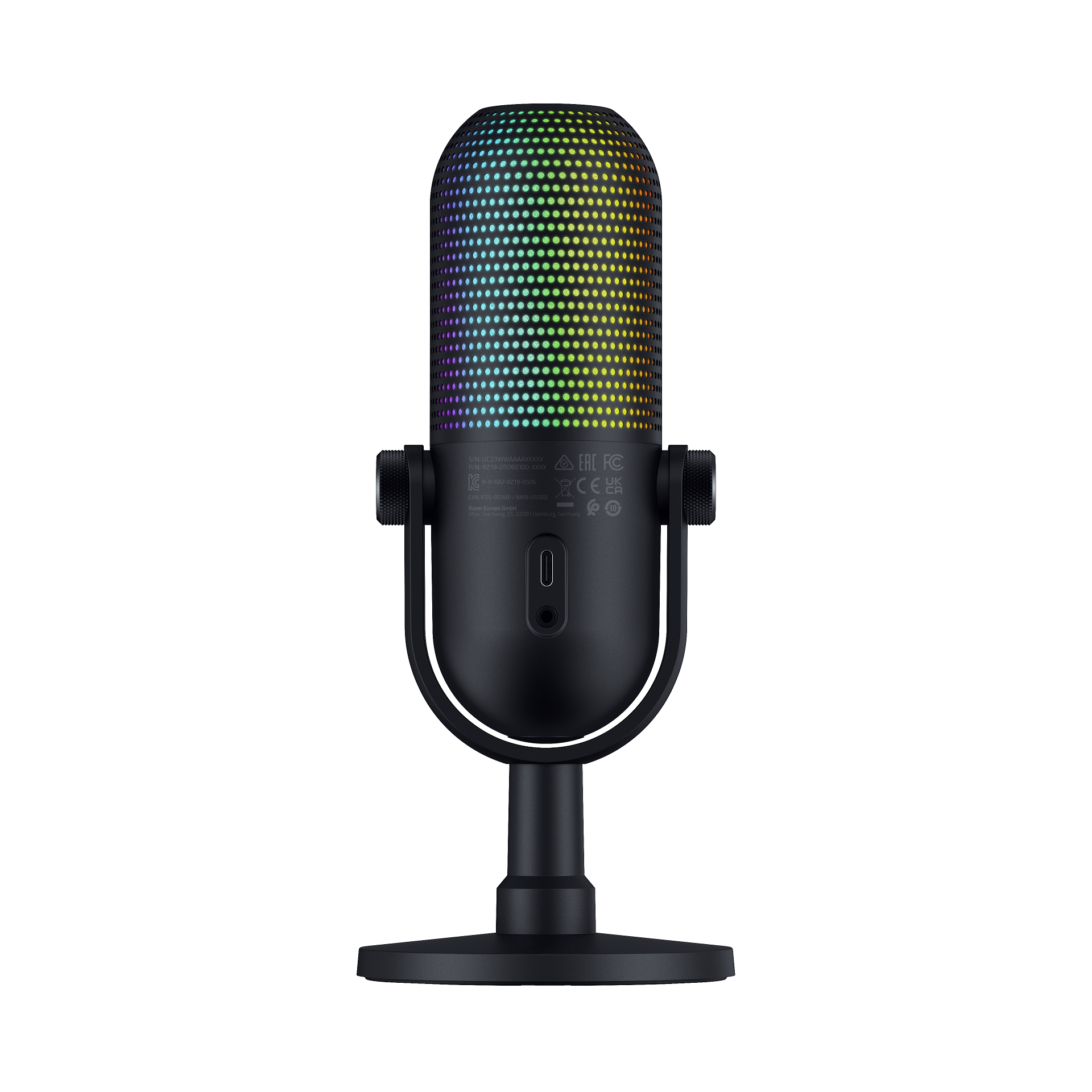 Razer Seiren V3 Chroma - RGB USB Microphone with Tap-To-Mute