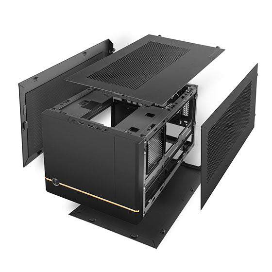 SilverStone Sugo 14 SG14B mini-ITX SFF Tower Case mITX Cube (Black)