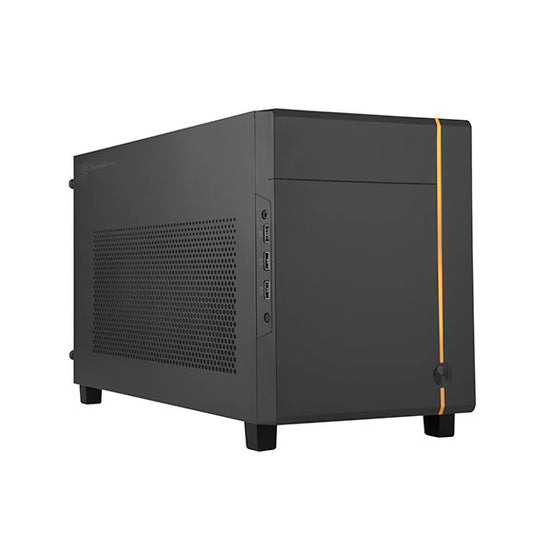 SilverStone Sugo 14 SG14B mini-ITX SFF Tower Case mITX Cube (Black)