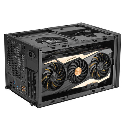 SilverStone Sugo 14 SG14B mini-ITX SFF Tower Case mITX Cube (Black)