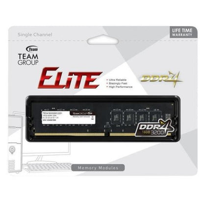 Team Elite 16GB 1x16GB 3200Mhz DDR4 RAM - TED416G3200C2201