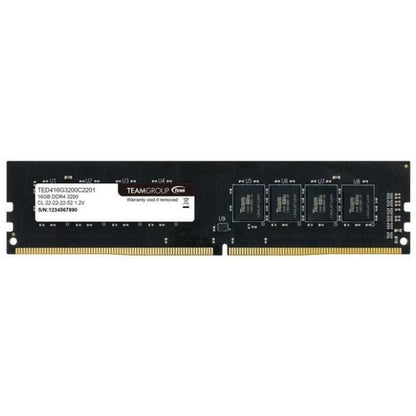 Team Elite 16GB 1x16GB 3200Mhz DDR4 RAM - TED416G3200C2201