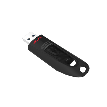 SanDisk Ultra USB 3.0 Flash Drive CZ48 256GB USB3.0 Black - Stylish Sleek Design 5 Years Warranty