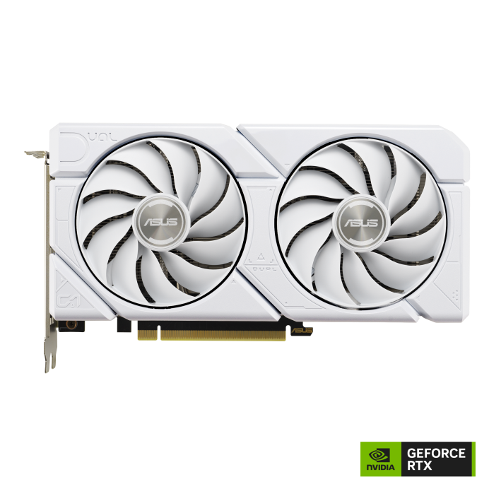Asus Dual NVIDIA GeForce RTX4060 White OC Edition 8GB GDDR6 Graphics Card