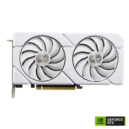 Asus Dual NVIDIA GeForce RTX4060 White OC Edition 8GB GDDR6 Graphics Card