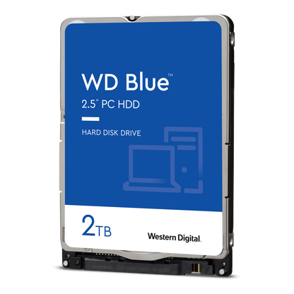 WD Blue 2TB HDD 2.5" SATA 128MB Cache 5400rpm (2 Years Warranty)