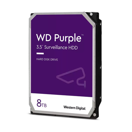 WD Purple 8TB Surveillance HDD 3.5" SATA 256MB Cache 3 Years Warranty