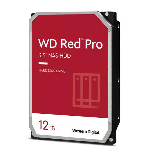 WD Red Pro 12TB HDD 3.5" NAS SATA 256MB Cache 7200rpm (5 Years Warranty)
