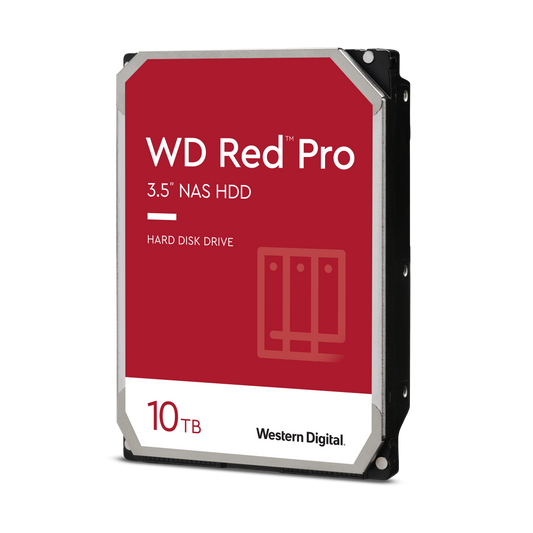 WD Red Pro 10TB NAS HDD 3.5" SATA 256MB Cache 7200rpm 5 Years Warranty
