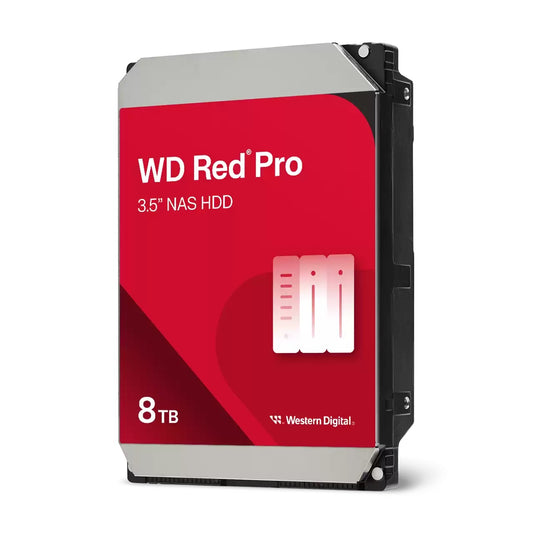 WD Red Pro 8TB HDD 3.5" NAS SATA 256MB Cache 7200rpm 5 Years Warranty